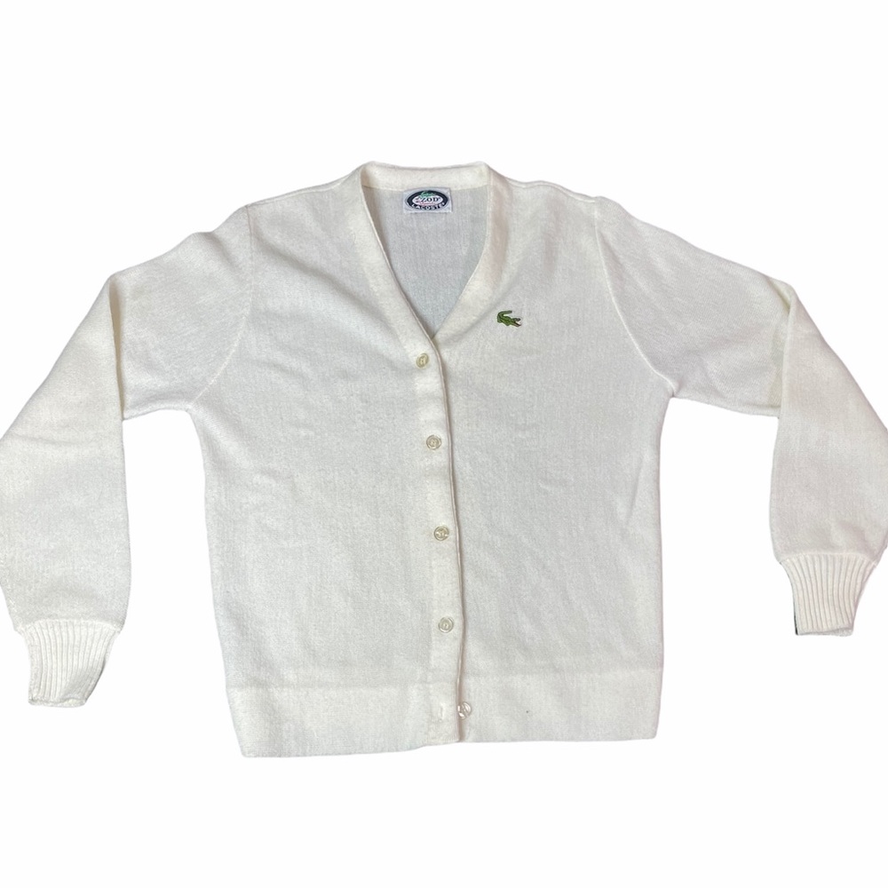 Vintage Lacoste Petite XS Cardigan 60s
